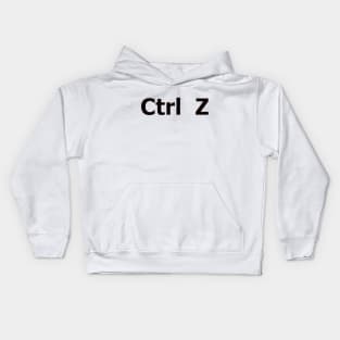 Ctrl Z Kids Hoodie